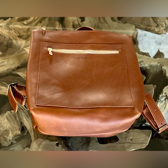 🎸Portland Leather🎸🔥NWT🔥Classic Tote Backpack - Picture 7 of 16